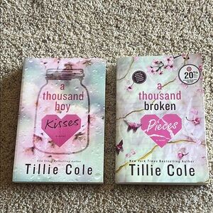Tillie Cole Book Set - A Thousand Boy Kisses & A Thousand Broken Pieces